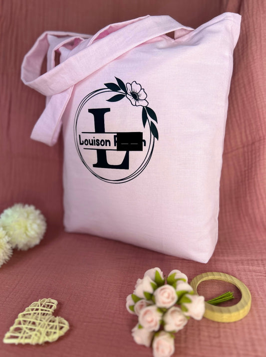 🎀 Mini Tote Bag personnalisé – Le petit sac cute de la maternelle ✨