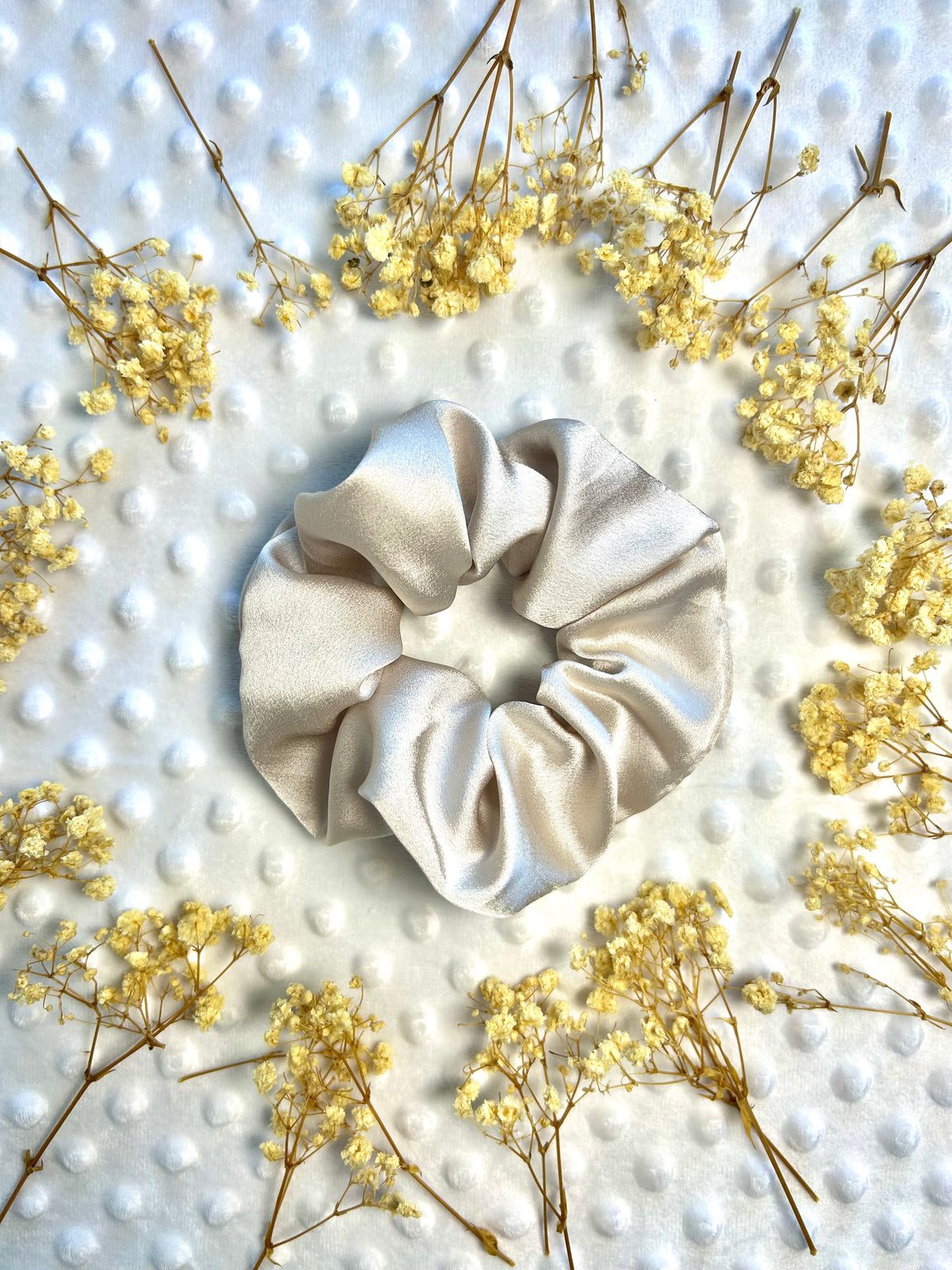 Grand Chouchou satin - champagne
