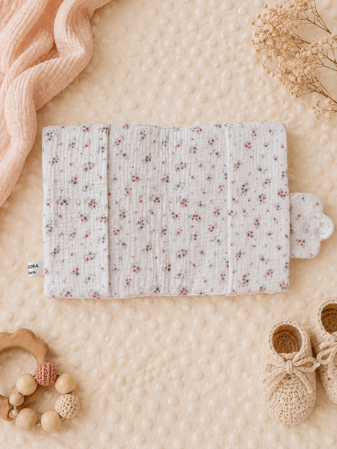 Protège carnet de santé en tissu – Douceur & élégance
