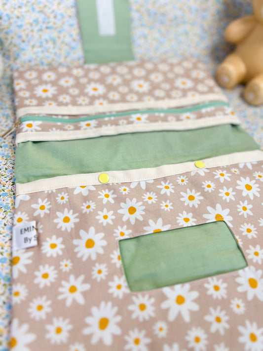 🌼 Pochette à langer – Marguerite