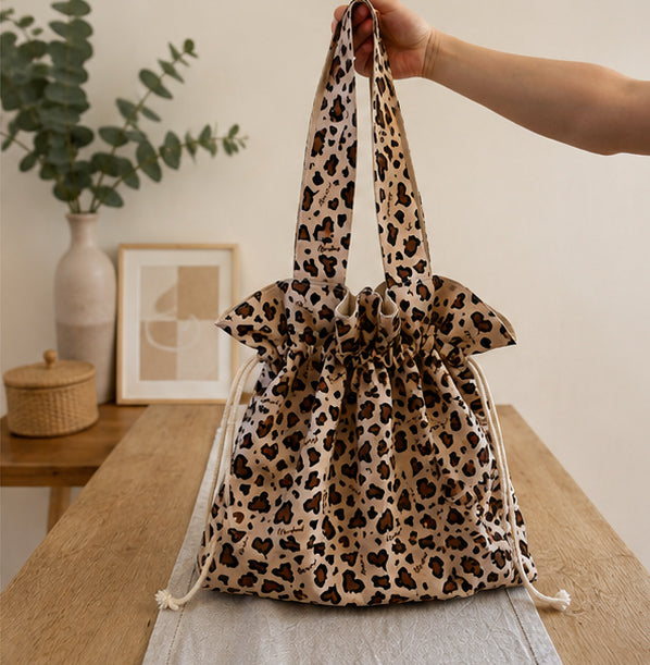 Sac XXL entièrement réversible - Léopard