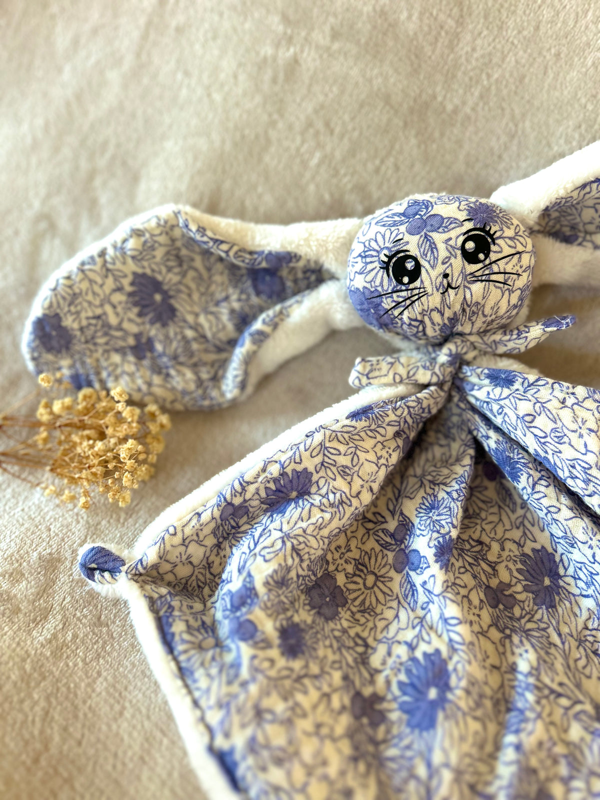 Doudou lapin personnalisable