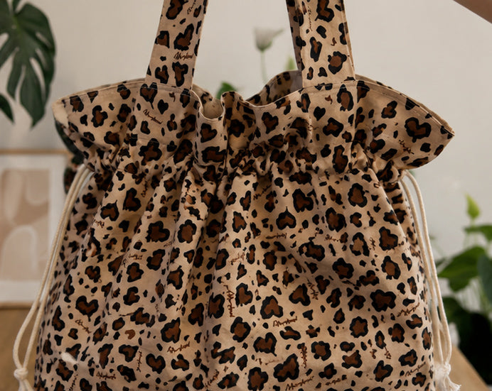 Sac XXL entièrement réversible - Léopard