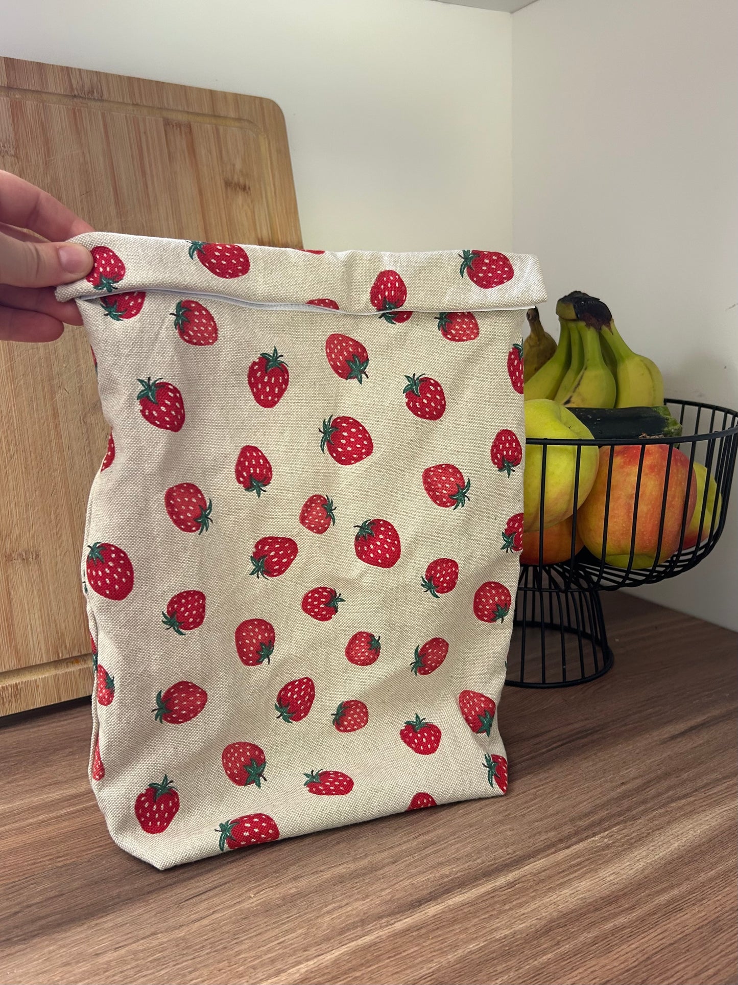 Sac à pain en lin-coton personnalisable