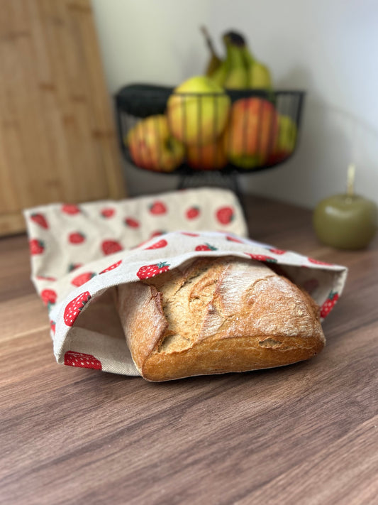 Sac à pain en lin-coton personnalisable