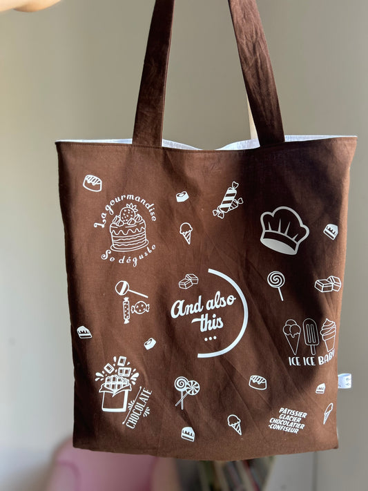 🤎 Tote bag entièrement personnalisé – Création sur mesure